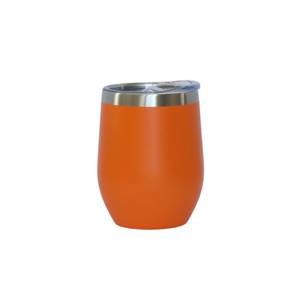 NEW CREATIVE GIFTS INTERNATIONAL stemless wine tumbler in orange